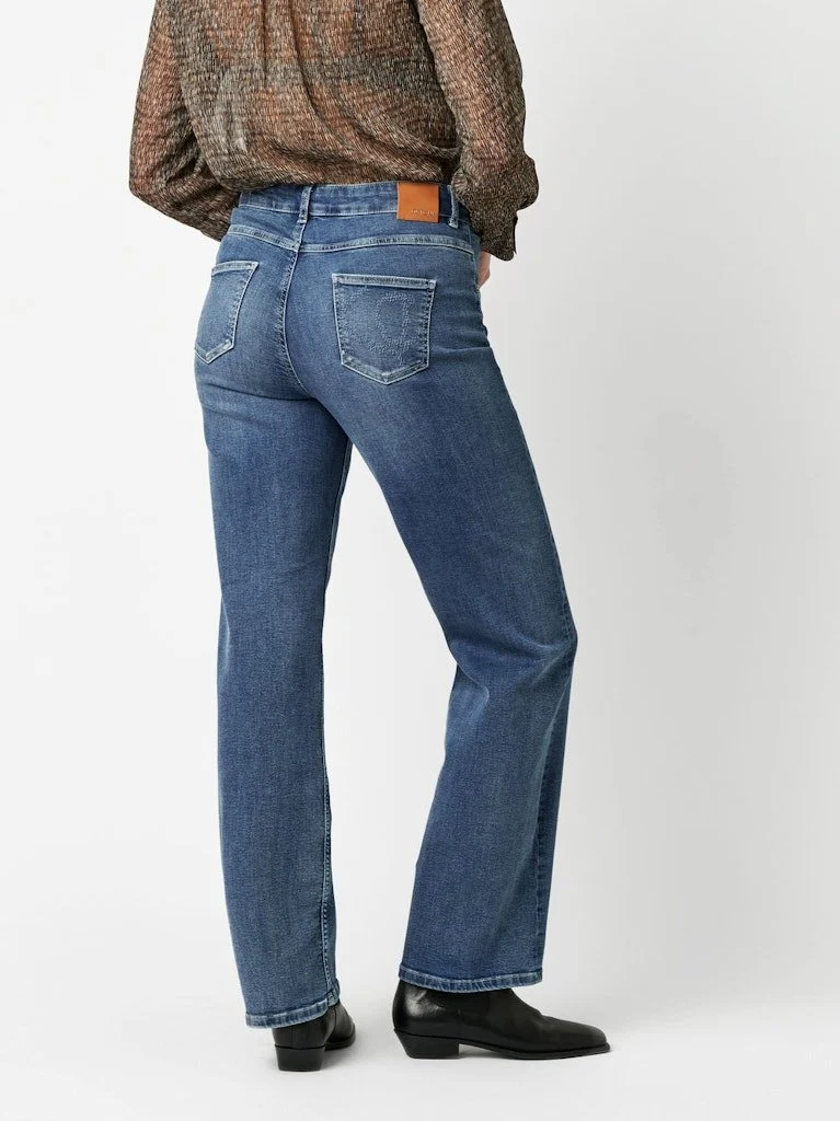 Toni Dress Liv Wide Jeans Blau