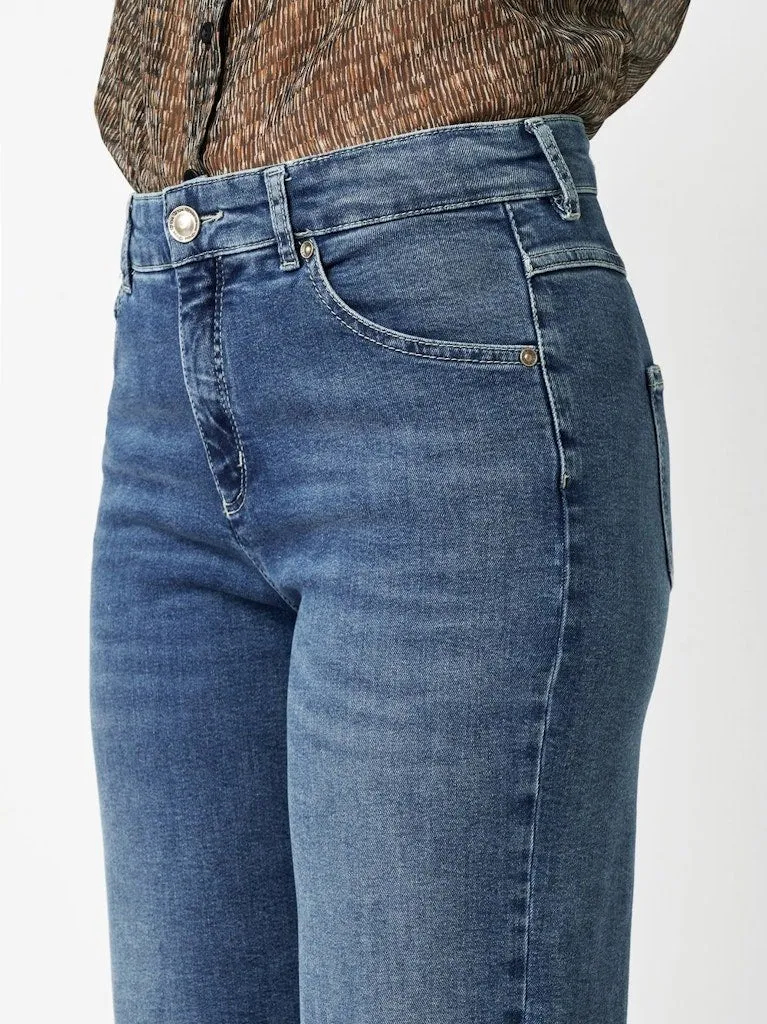 Toni Dress Liv Wide Jeans Blau