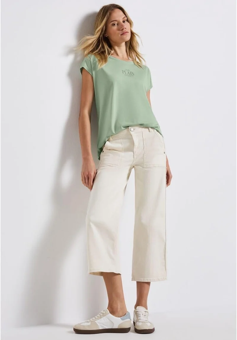 basic partprint shirt