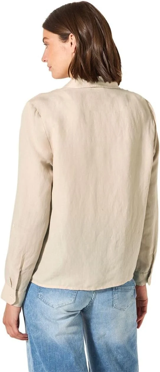 Cecil LINEN_LI/CV_ Solid Knot Blouse - 3303_B345363_16247