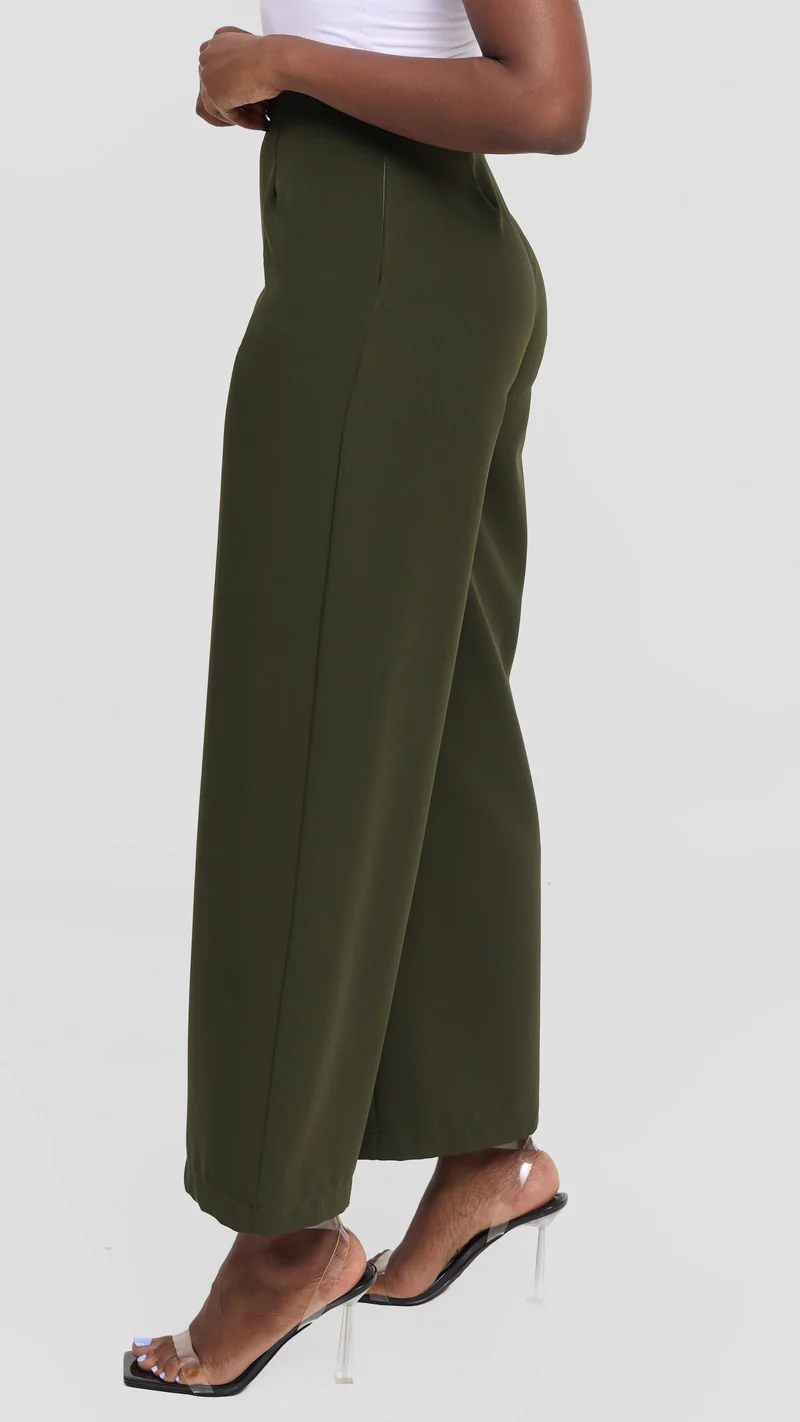 Vivo Tatili Wide Leg Pants in Heavy Crepe - Dark Hunters