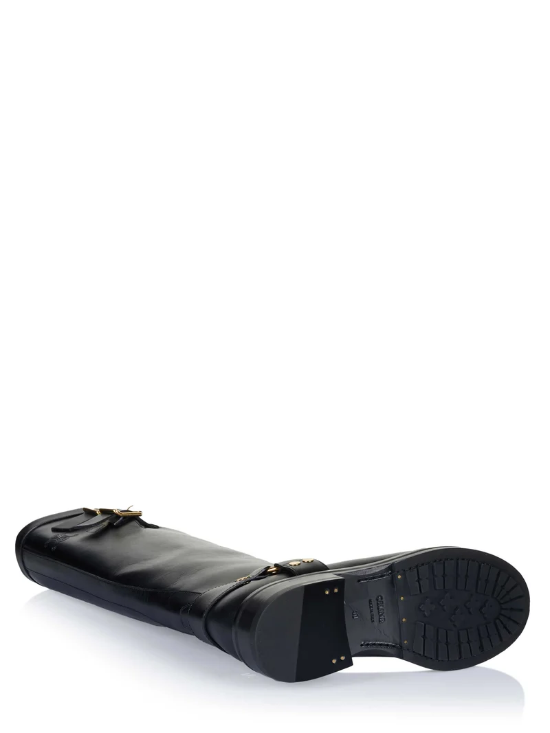 Celine Biker Stiefel schwarz