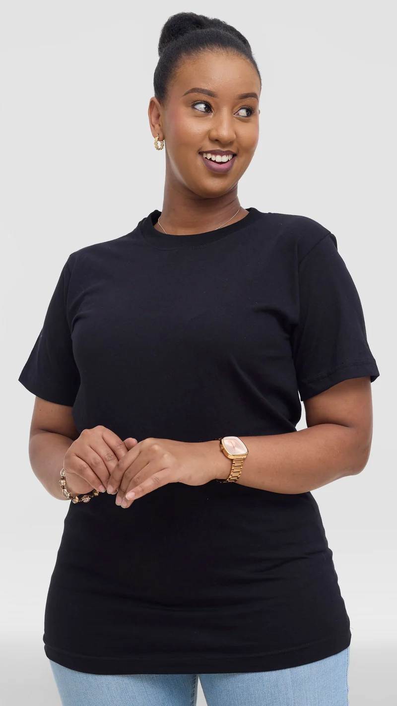 Princess Affair Plain Tshirt - Black