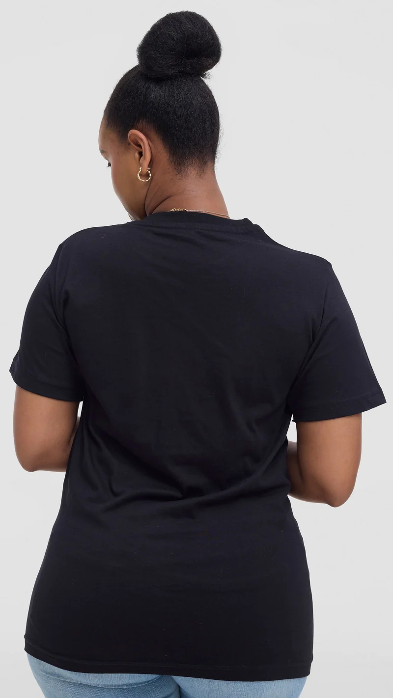 Princess Affair Plain Tshirt - Black