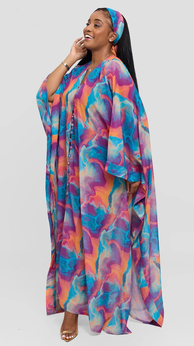 Nika Bonica Tiwi Kaftan - Blue