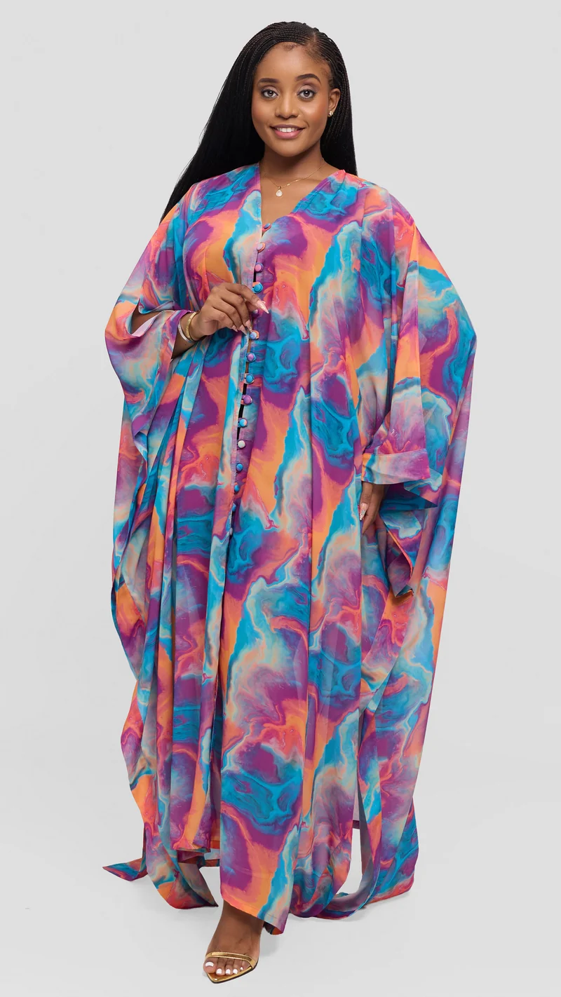 Nika Bonica Tiwi Kaftan - Blue