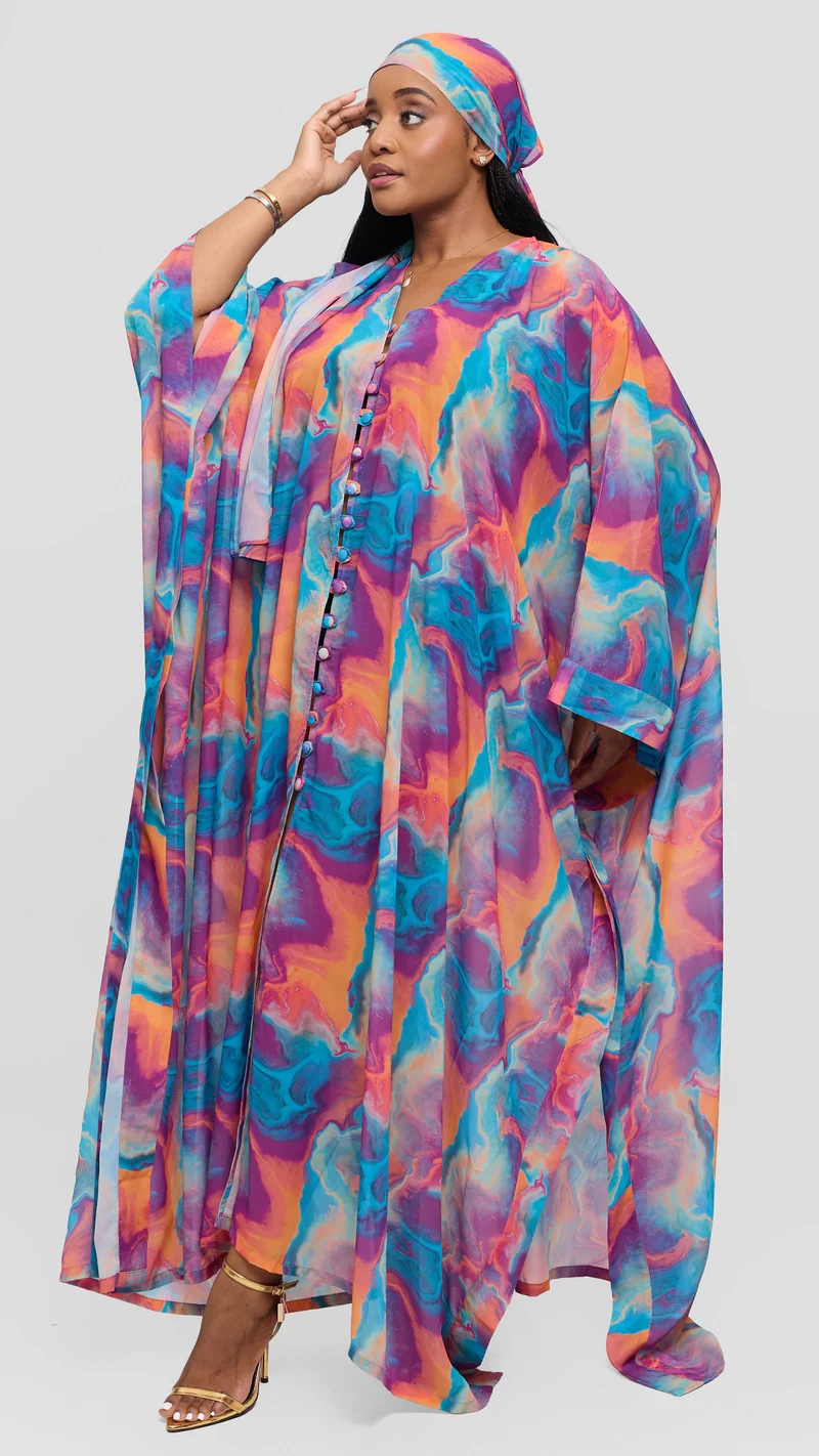 Nika Bonica Tiwi Kaftan - Blue