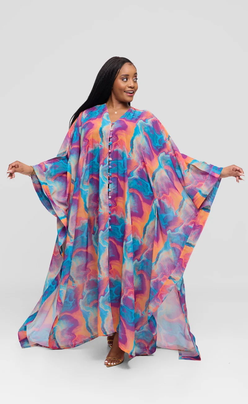 Nika Bonica Tiwi Kaftan - Blue