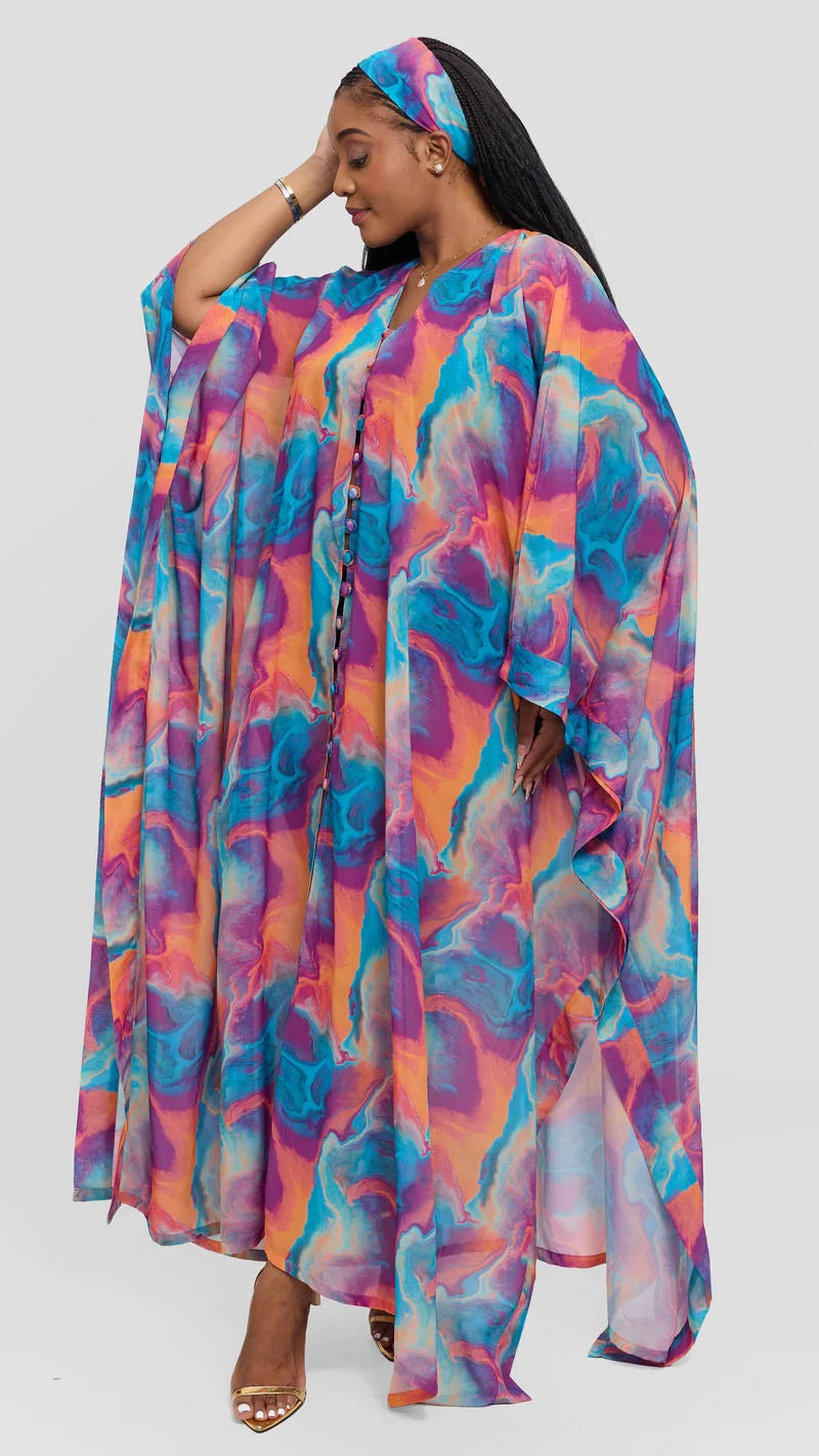 Nika Bonica Tiwi Kaftan - Blue
