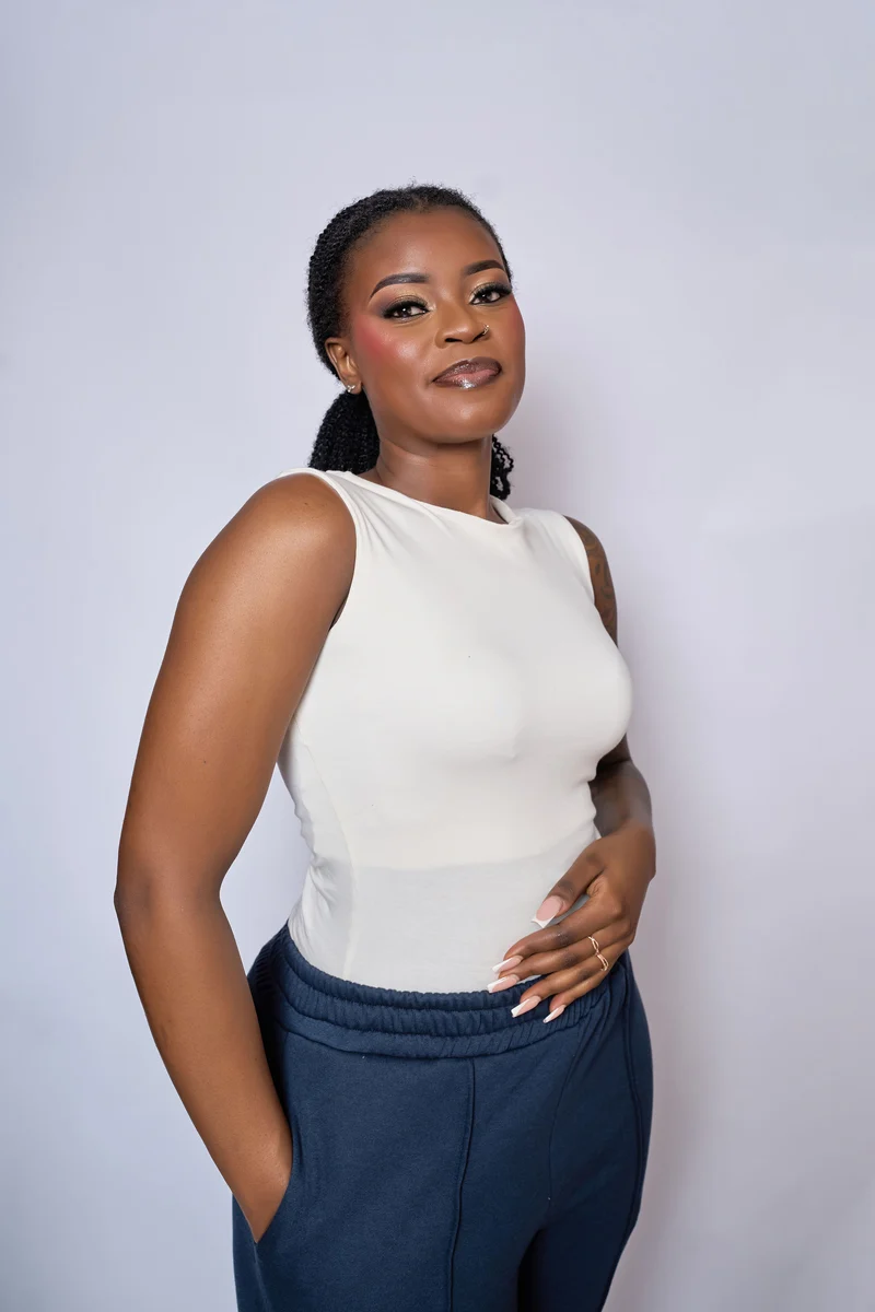 Plainchic Sleeveless Top – White