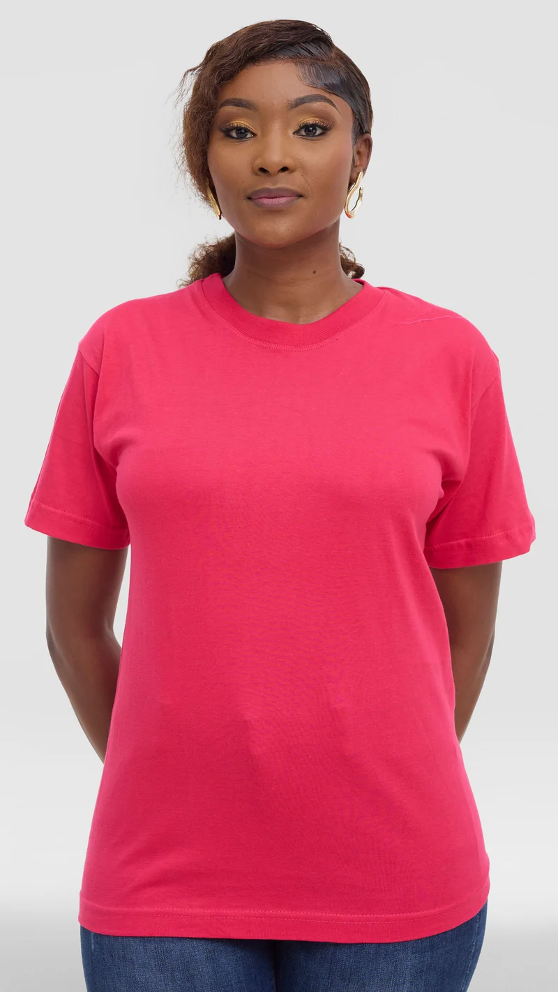 Princess Affair Plain Tshirt - Hot Pink