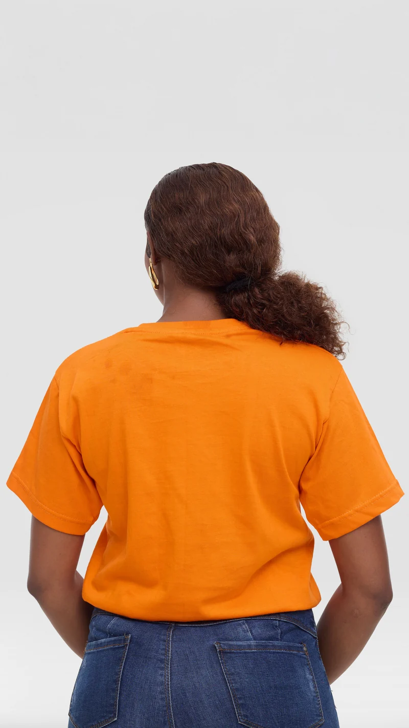 Princess Affair Plain Tshirt - Orange