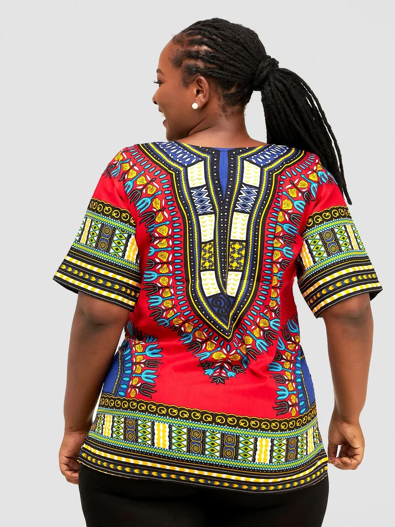 Dashiki Shirt - Red