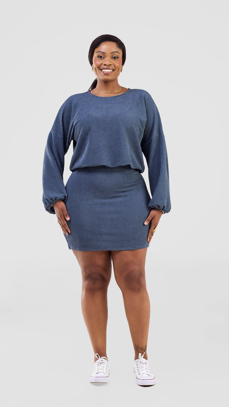 Vivo Alma Mini Skirt - Powder Blue