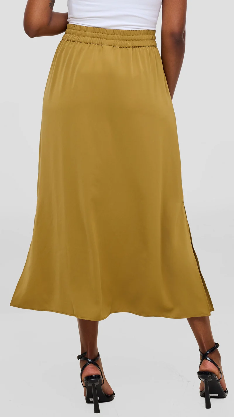 Vivo Seli Midi Skirt - Light Mustard