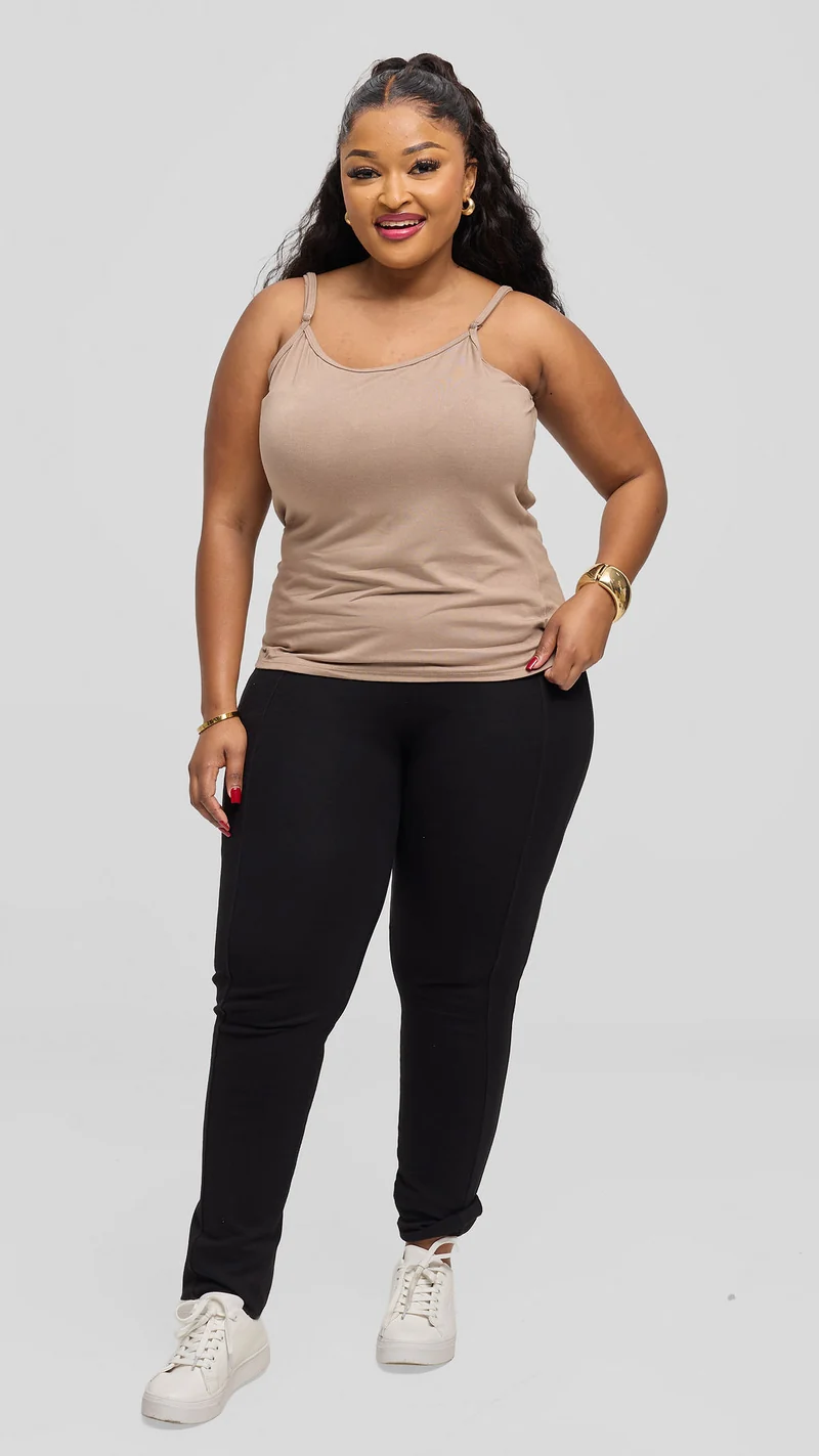 Vivo Cowl Camisole - Khaki