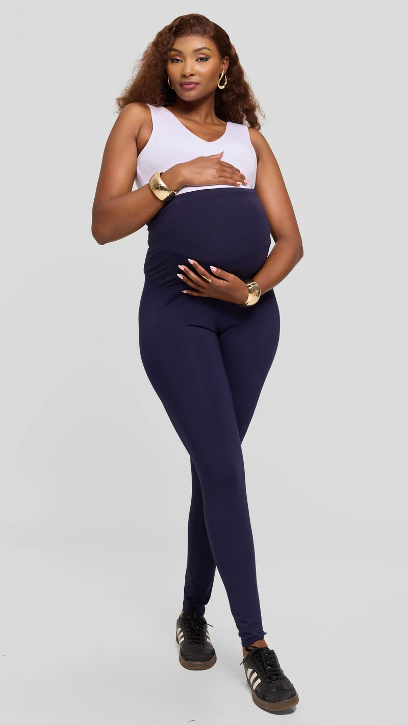 Vivo Anavi Leggings in Jersey - Navy