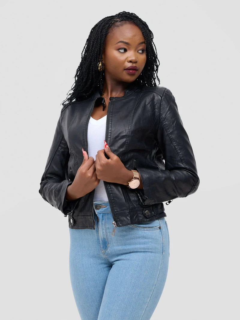 Leather Jacket - Black