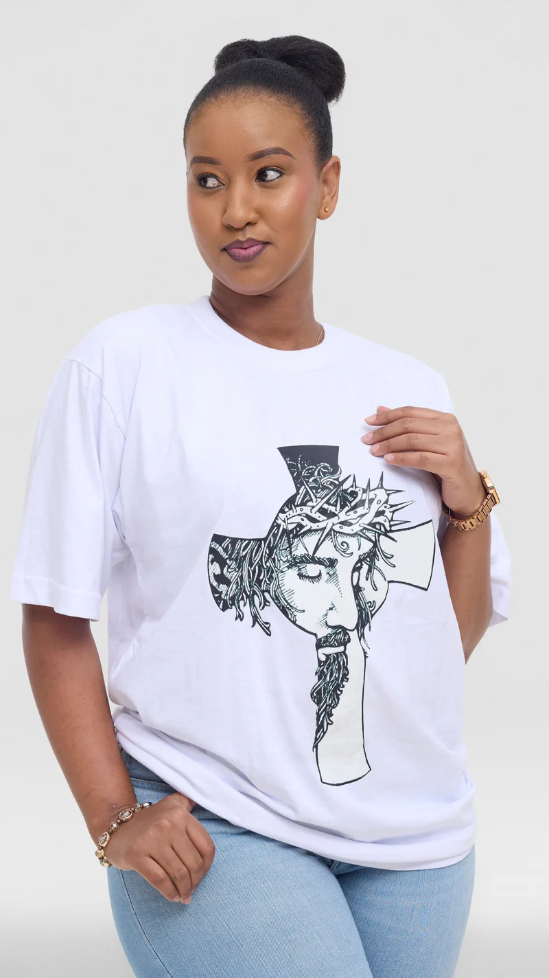 Princess Affair Jesus Tshirt - White