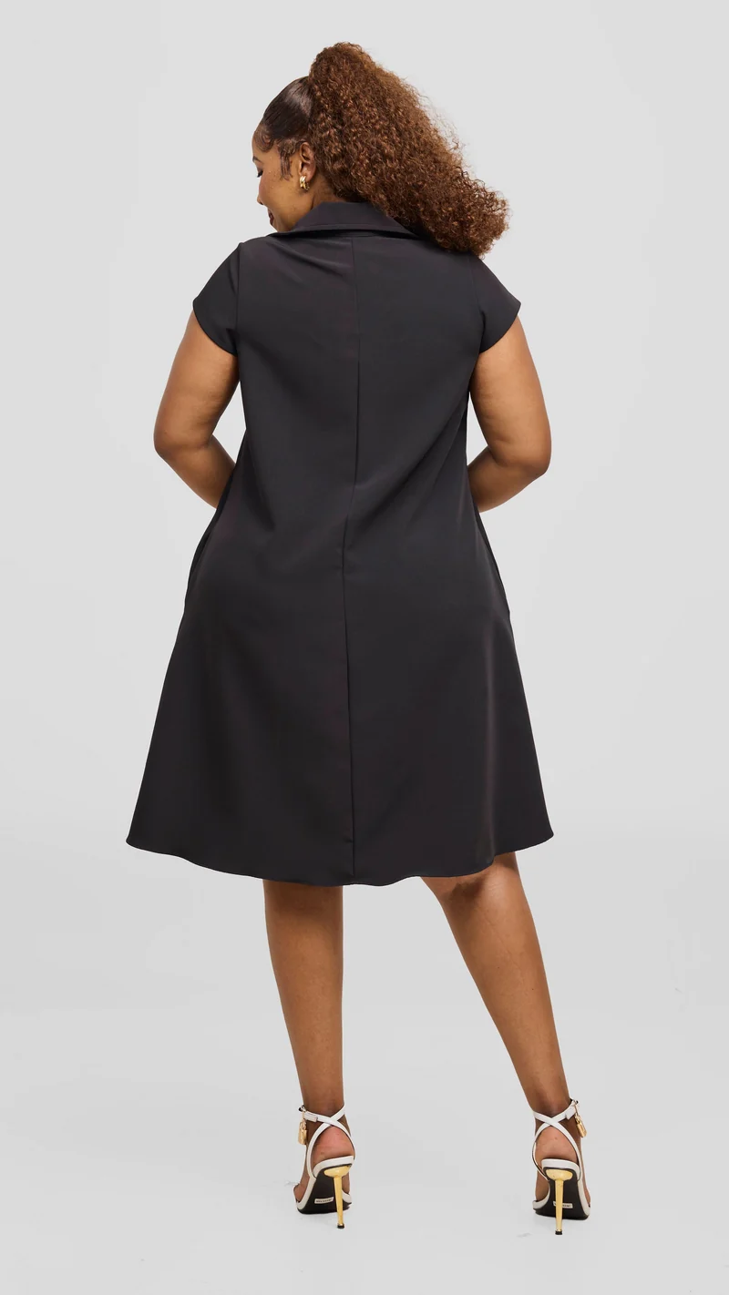 Vivo Mandla Tent Dress - Black