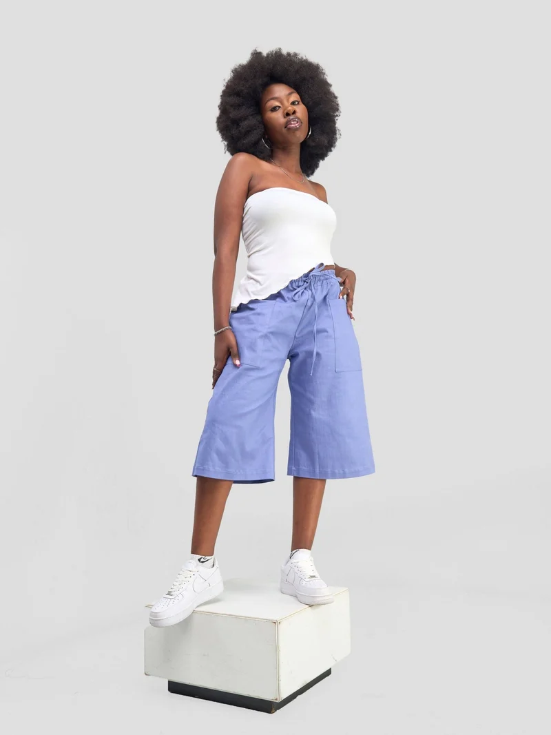 Zoya Banda Bandeau Asymmetrical Crop Top - White