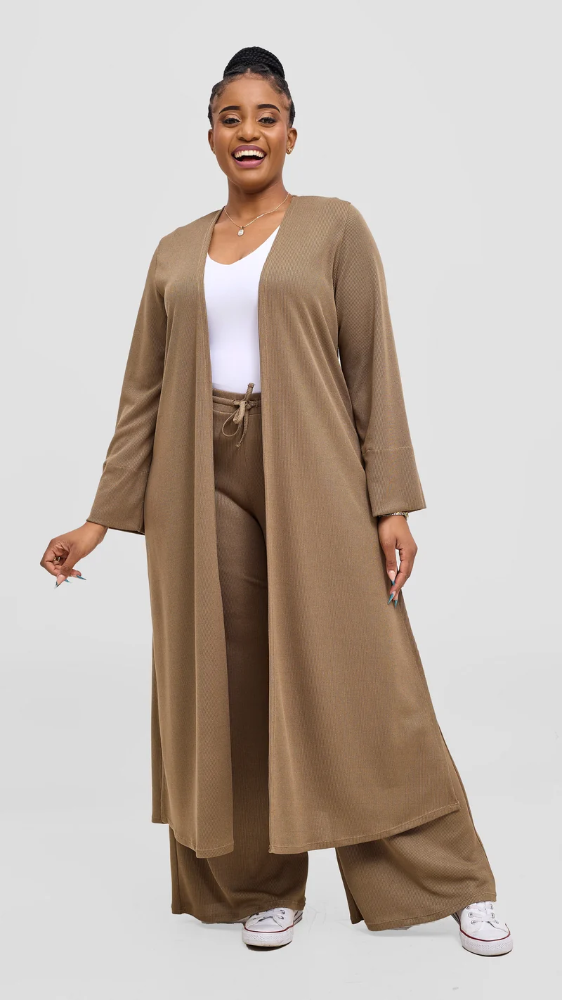 Vivo Ria Pants & Waterfall Set - Taupe