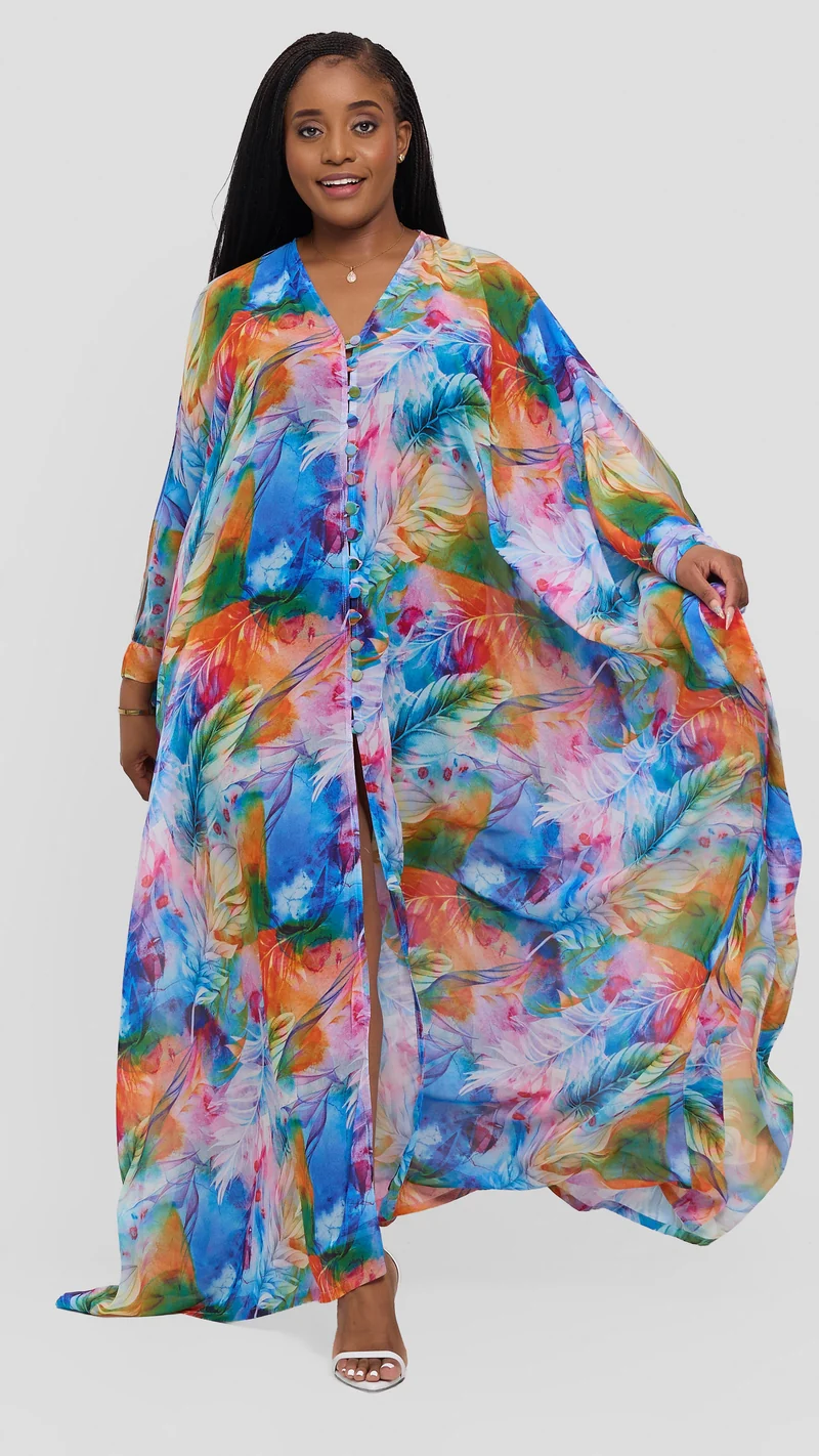 Nika Bonica Bahari Kaftan - Blue
