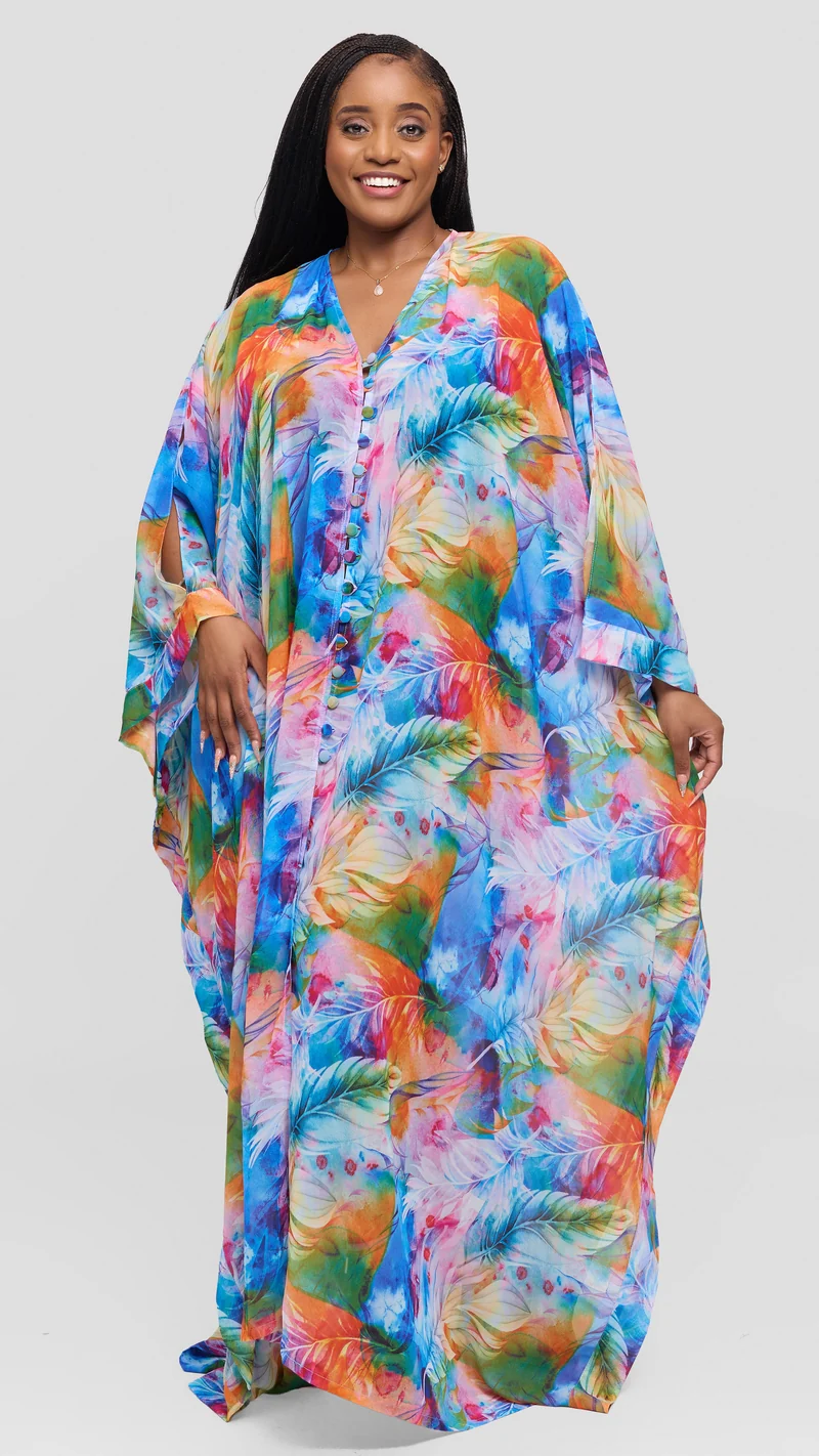 Nika Bonica Bahari Kaftan - Blue
