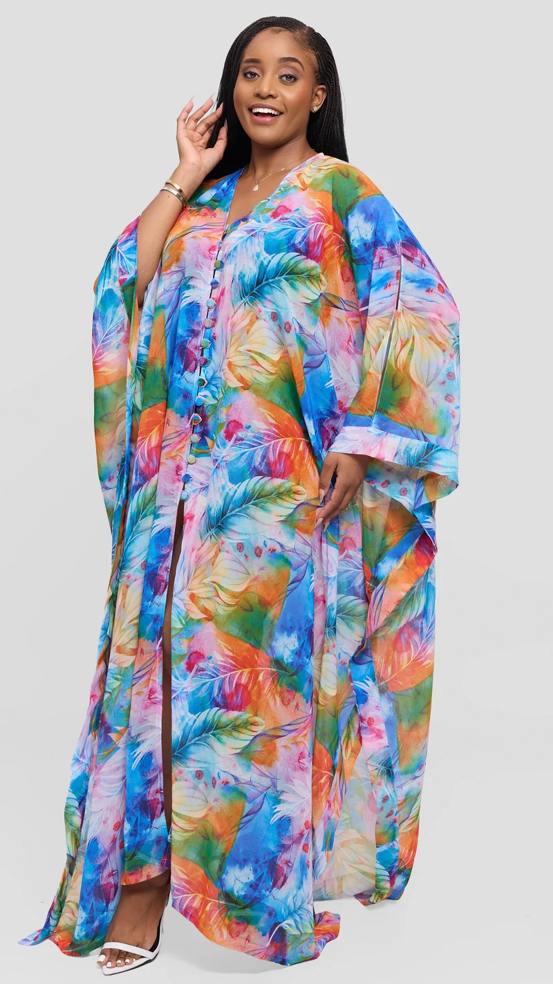 Nika Bonica Bahari Kaftan - Blue