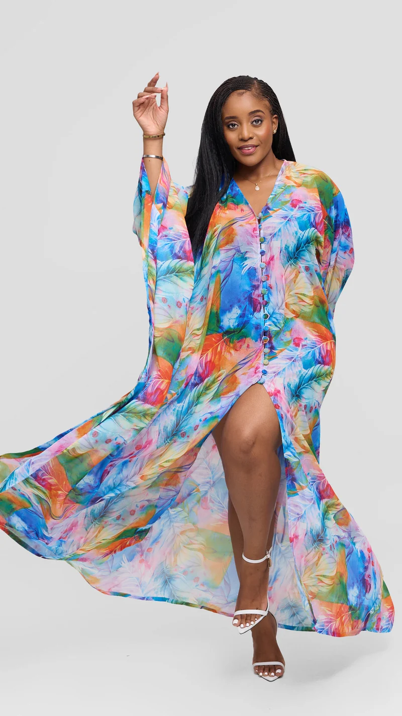 Nika Bonica Bahari Kaftan - Blue