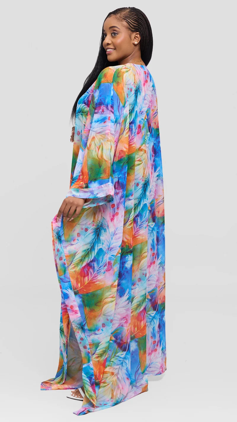 Nika Bonica Bahari Kaftan - Blue