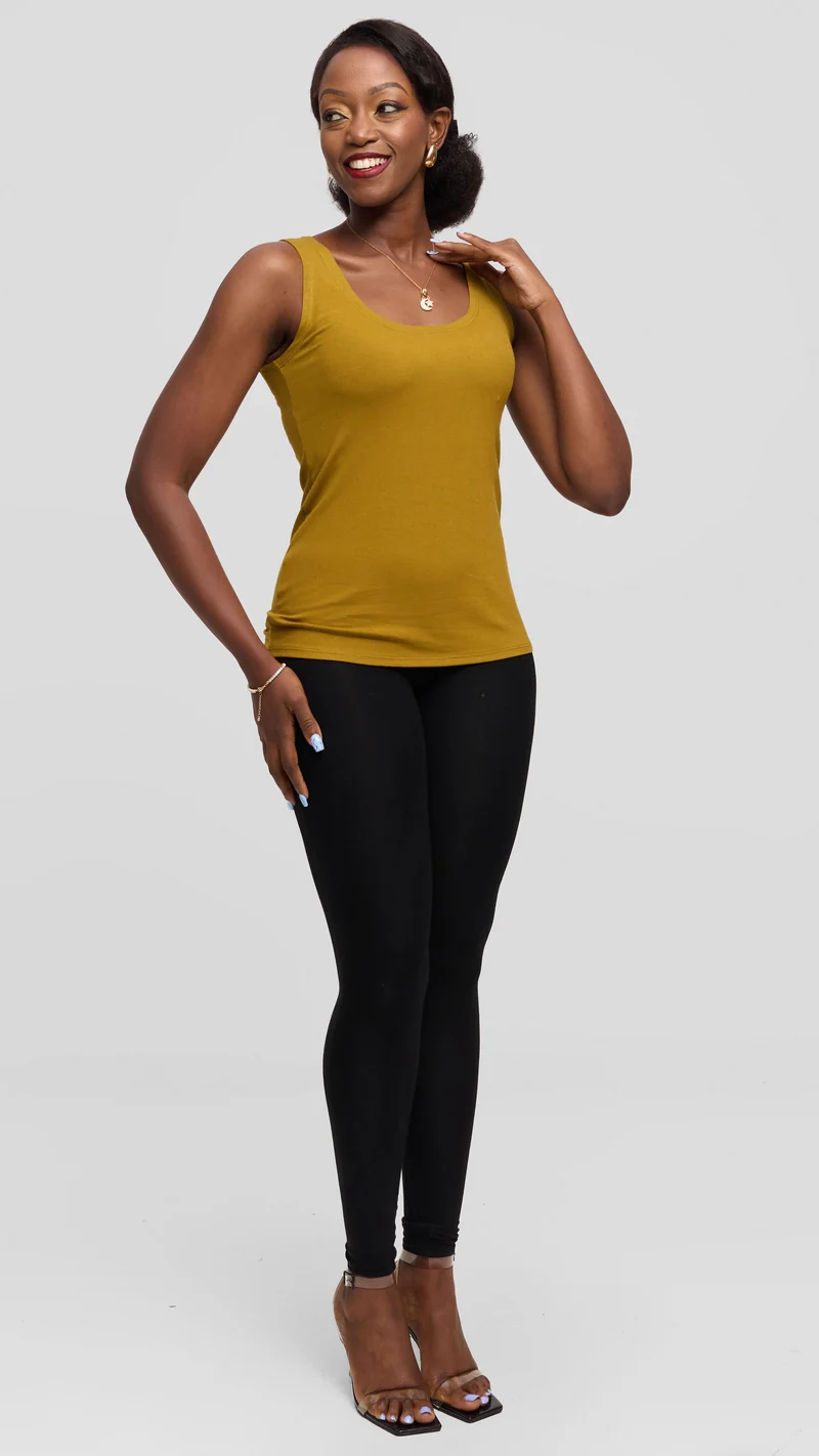 Vivo Everyday Tank Top in Jersey - Olive