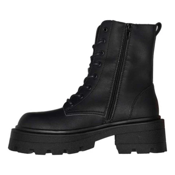EINFARBIGE - Plateaustiefelette - black