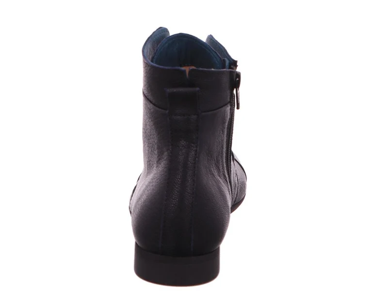 Schnürstiefelette - navy