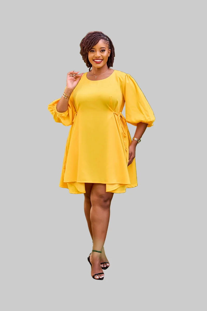 Izulu Lamuu Dress - Golden Marigold