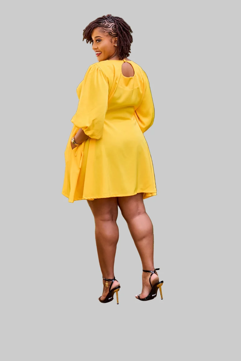 Izulu Lamuu Dress - Golden Marigold