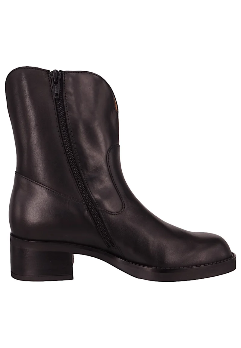 Damen Elegante Stiefelette Western F-Weite 55.922 Schwarz 27 Schwarz Leder