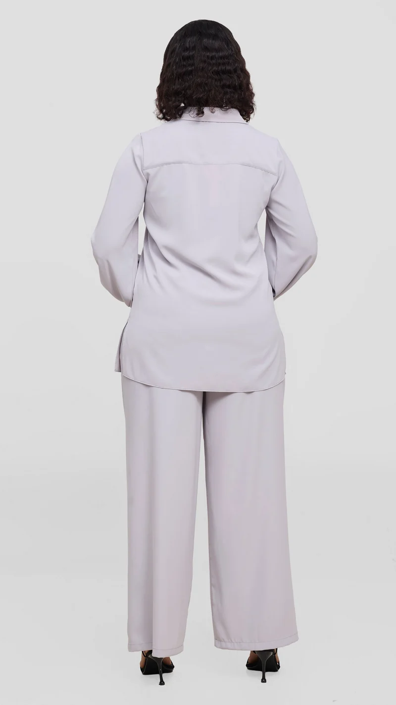 Vivo Wastani Drawstring Pants - Light Grey