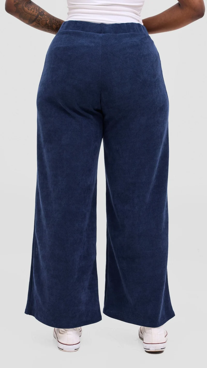 Vivo Selah Straight Leg Pants - Navy