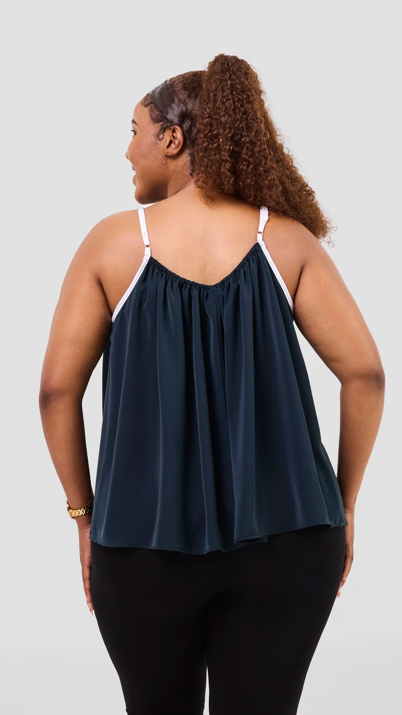 Vivo Nuru Strappy Top - Dark Green
