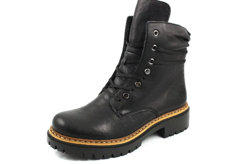 Rieker HWK Damen Stiefel schwarz