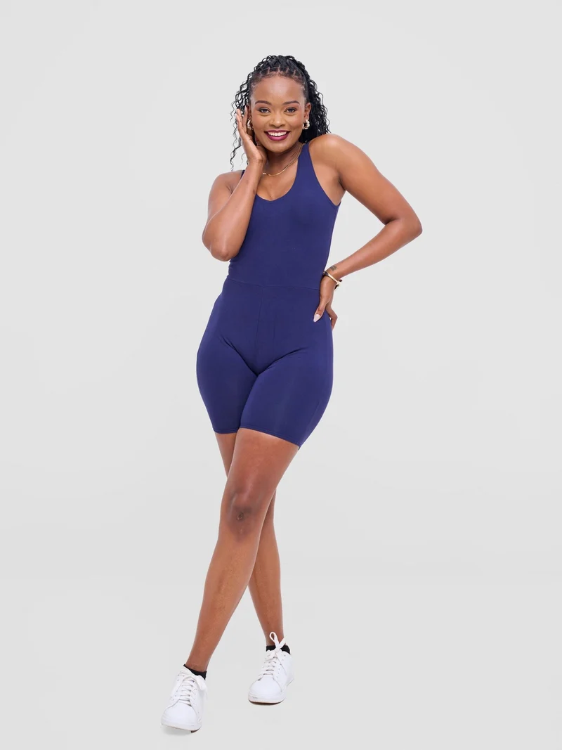 Vivo X This Is Essential Short Unitard - Navy Blue