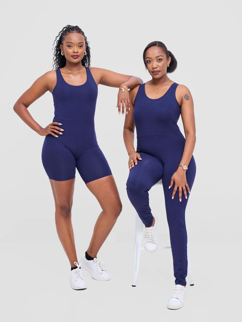 Vivo X This Is Essential Short Unitard - Navy Blue