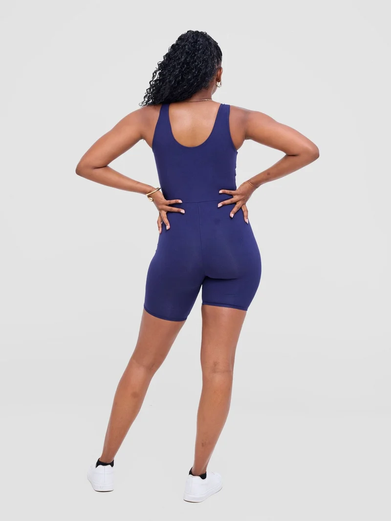 Vivo X This Is Essential Short Unitard - Navy Blue