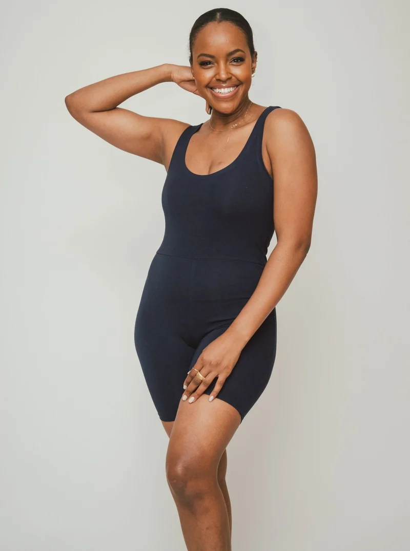 Vivo X This Is Essential Short Unitard - Navy Blue