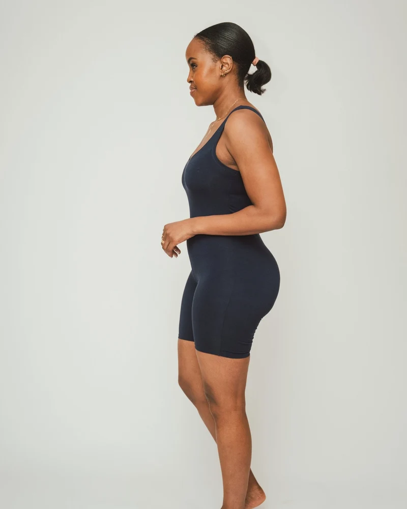 Vivo X This Is Essential Short Unitard - Navy Blue