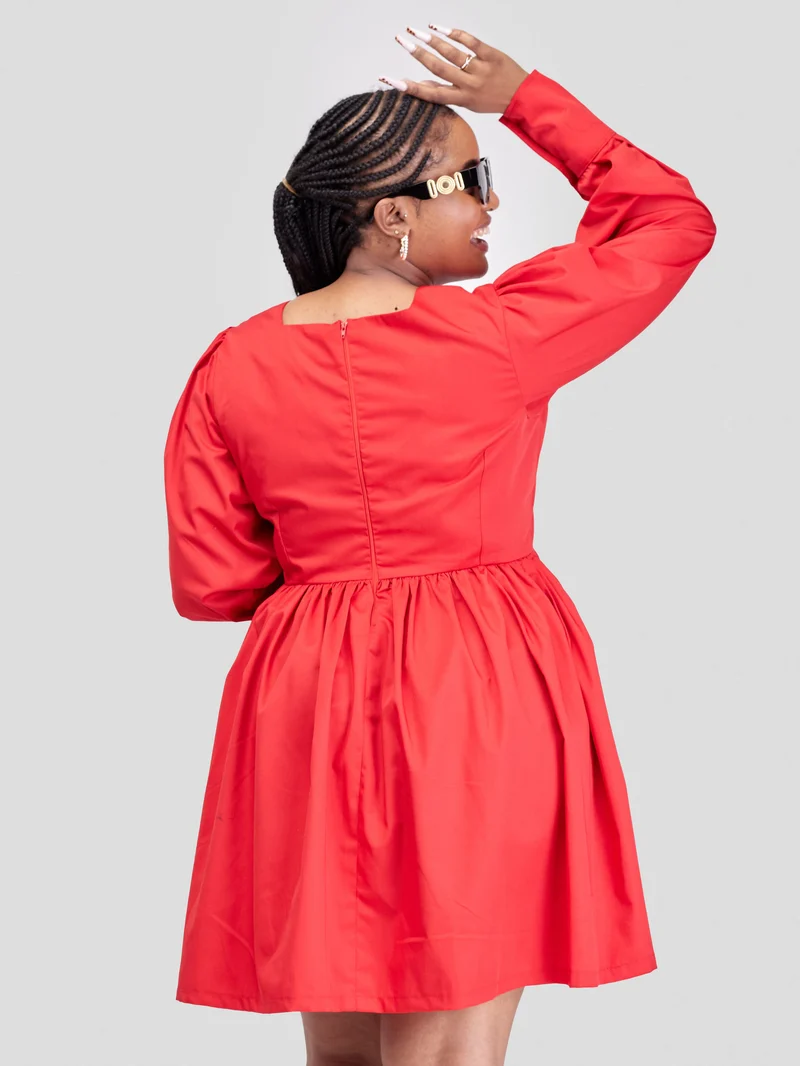Izulu Doldol Dress - Red