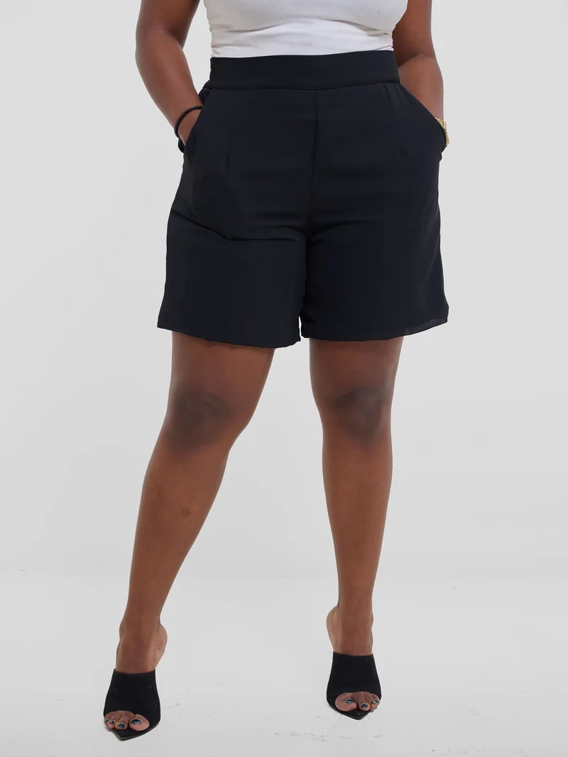 Vivo Chiffon Shorts - Black