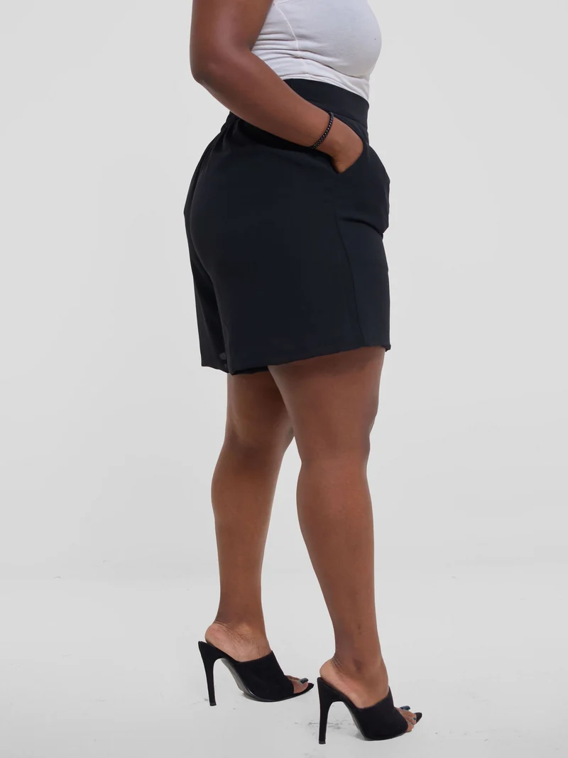 Vivo Chiffon Shorts - Black