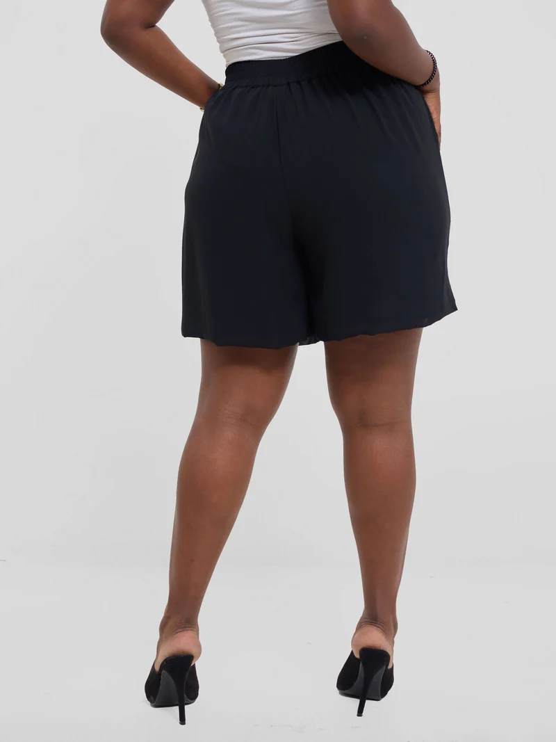 Vivo Chiffon Shorts - Black